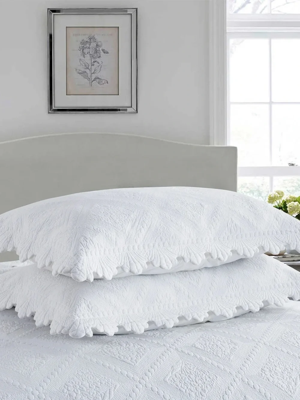 3 PIECE 100% COTTON OVERSIZED LIGHTWEIGHT QUILT BEDSPREAD SET